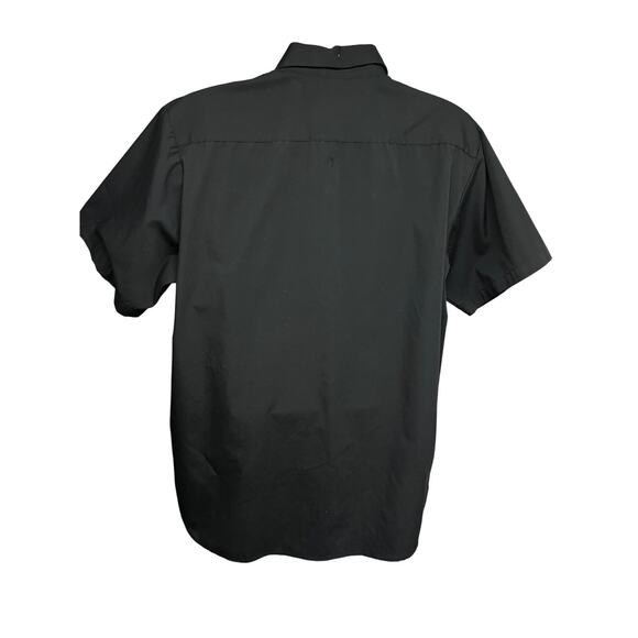 Dirty Tequila Mechanic Garage Rockabilly Black Embroidered Button Up Shirt XL - Picture 3 of 8